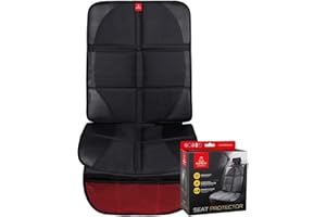 Royal Rascals Ochraniacze na fotelik samochodowy do fotelików dziecięcych, wyściełane pokrowce na siedzenia z zapięciem na zagłówek, pokrowce na siedzenia samochodowe z kieszeniami organizera i