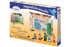 Detoa 13879 Mini-théâtre aimanté Le Petit Chaperon Rouge 2 décors inclus