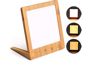 FULLUKY Lámpara de Luz Diurna Natural 10000 Lux, Lámpara Fototerapia Sin UV con 3 Colores, 60 Minutos Temporizador, Control Táctil, para SAD/Depresión/Trastorno del Sueñ