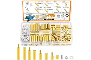 Darkyoun: 476 szt. przekładek M3, tuleje dystansowe M3, śruby dystansowe, do płyty głównej Raspberry Pi, PCB, prototypu, płytki siatkowej