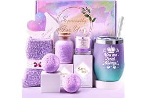 LIVEHITOP Regalo Mujer, Regalos Originales para Mujer, Amigas Madre Hermana Esposa 8PCS Regalo Set Incluye Taza Termica Cumpleaños, San Valentín, Día de la Madre, Navidad