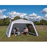Luft Pavillon LINOSA inkl. Seitenwände Gartenzelt aufblasbar Partyzelt Gartenpavillon Camping Festzelt (250x250cm)