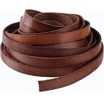 Bande Similicuir Marron Foncé - 25 Mm X 2 M, Pour Projets DIY, Sacs, Bracelets, Colliers Animaux - 2