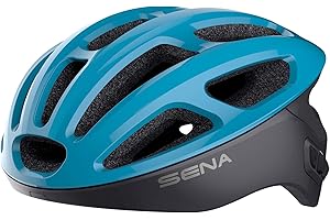 Sena R1 Smart Cycling Helmet (Ice Blue, Large)