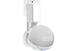 ZUOLACO Dot 5. Generation Wandhalterung, Halterung Ständer für Dot 4. und 5. Gen(2022), platzsparendes Dot Zubehör mit integriertem Kabelmanagement, Verstecken von Messy Wires, weiß