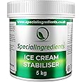 Ice Cream Stabiliser and Improver 5kg - Vegan, Non-GMO, Gluten Free – Recyclable Container