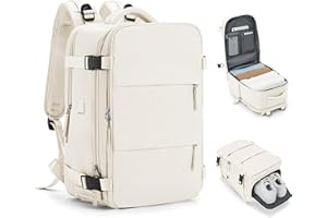 HPLQQ Mochila Viaje Cabina Avion 40x20x25 para Ryanair Mochilas para Mujer Bolsa de Cabina 45X36X20 Equipaje de Mano Cabina Avion Mochila de Senderismo Mochila Impermeable Cabina Mochila