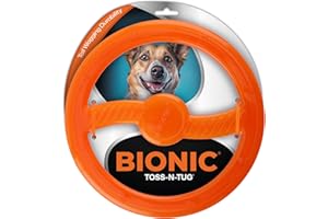 Bionic Toss-n-Tug Ring, extrem widerstandsfähiges Hundespielzeug, 22,7cm
