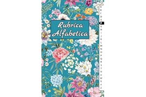 Rubrica Alfabetica A5: Quaderno a righe Tascabile Rubrica Telefonica Piccola