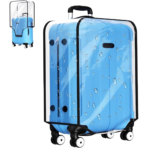 Coprivaligia Trasparente In PVC 28 Pollici - Impermeabile E Antipolvere Per Bagagli - Foto 9