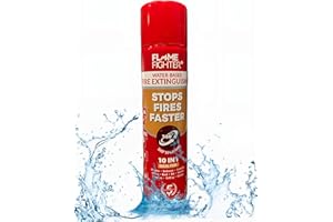 FSS UK MULTI PURPOSE 500 ML ABCDE WATER MIST FIRE EXTINGUISHER. IDEAL FOR LITHIUM BATTERY FIRES ELECTRIC FIRES HOMES KITCHENS CARAVANS BOATS WORKPLACE SHOPS RESTAURANTS CAFE BARS PUB ETC