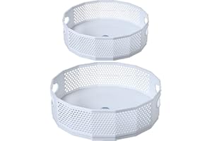 ZPPLD Juego de 2 Especieros Giratorios para Cocina,Organizador de Armario Giratorio, Plato Giratorio para Estantes de Cocina para Almacenamiento de Cocina 30cm & 22,5cm