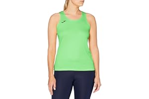 Joma Camiseta Diana Gris Melange Oscuro S/M Woman, Canottiera Donna