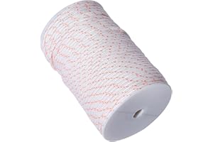 Mtanlo Cuerda de arranque de retroceso 100 metros para motosierra Stihl Husqvarna Echo Poulan Homelite McCulloch Sears Craftsman Trimmer Edger (3 mm de diámetro)