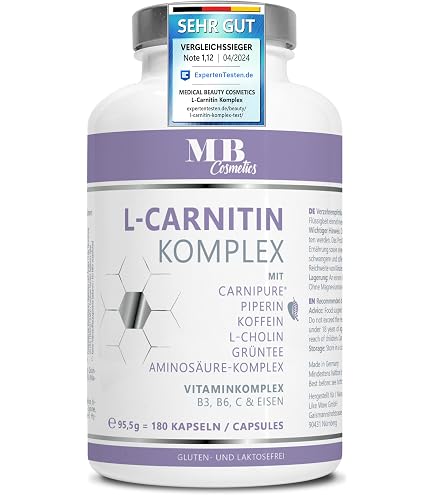 l carnitine pip L-Carnitine Complex, Vital Substance Complex with L-Carnitine Plus Chromium  and Selenium, for Normalising Blood Sugar Levels, Ideal for Fitness and  Diet (120 Capsules) : Amazon.de: Health & Personal Care