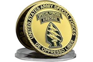 MERCOLLECTION Pièce commémorative en métal 1775 DE Oppresso Liber Challenge des forces spéciales de l'armée américaine