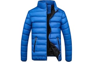 NUSGEAR 2023 Abrigo Hombre otoño Invierno Chaqueta Casual Algodón Moda Chaqueta Gruesa Cuello de pie Caliente Informal Cazadora cremallera Outwear Deportivo Tops Parka Cálido Jacket plumas Talla grande