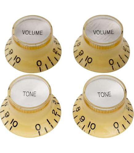 Manopole Per Amp 10 Lificatore Chitarra (push-on) - Adatte Per Marshall E Altri Amplificatori Cassa Marshall