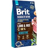 Brit Care Premium By Nature K&ouml;pek Kuru Maması, Hassas K&ouml;pekler i&ccedil;in Kuzulu, 8 kg