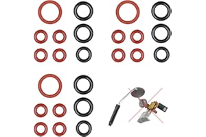 SNAPWORLD-KAFFEE SW-K Set di 3 guarnizioni per valvola di vapore dell'acqua calda + pannarello adatto per Saeco Gaggia Solis Bosch Siemens König Rotel Satrap Set-15