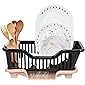 Cutting EDGE Durable EcoPlastic Kitchen Sink Large Dish Rack Drainer Drying Rack Washing Basket with Tray for Kitchen…