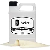 Bacher Food Mineral Oil for Wood Cutting Board - 500 ml | Made with UltraPure&trade; Mineral Oil | Countertops, Blocks &amp; Cookware |