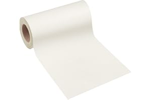 YushengTai Simili Cuir Autocollant, Reparation Cuir, 8 x 150 cm Patch Cuir Auto-adhésif Rénovation, Kit Reparation Cuir Adhesif pour Canapés Sièges de Voiture Sacs à Main, Blanc