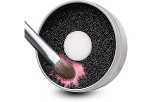 MSQ Color Removal Sponge Makeup Brush Cleaning Box, Makeup Brush Quick Cleaner Sponge, Quick Cleaner Sponge Remove Shadow Color from Makeup Brushes -Without Chemicals