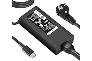 YBXYJQT 65W 45W Adaptateur Chargeur USB C pour Ordinateur Portable Dell Latitude 5420 5430 5520 5530 5540 7420 7430 7440 7390, XPS 13 9350 9360 9365 9370 9380, Chromebook 3100 3400 5190