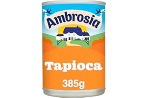 Ambrosia Creamed Tapioca, Traditional Recipe, Ready-to-Eat Dessert, 385 g (Pack of 6 Cans)