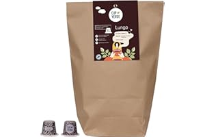 ‎CUP VERDE CUP VERDE – 80 Lungo Kaffeekapseln kompatibel mit Nespresso*/ fein aromatisch / Heimkompostierbar – premium Arabica - schonend geröstet