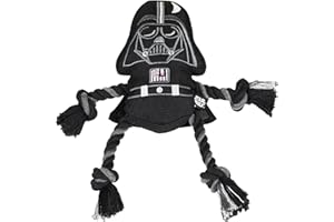 CERDÁ LIFE'S LITTLE MOMENTS Cerdá - For Fan Pets, Cuerda Dental Peluche de Star Wars - Licencia Oficial de Star Wars, Darth Vader