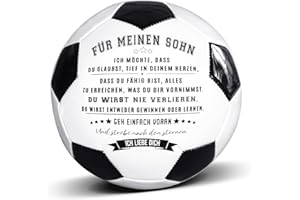 Uloveido To My Daughter Volleyball, To My Son Football, Inspirational Sports Gift Outdoor Indoor Training Balls