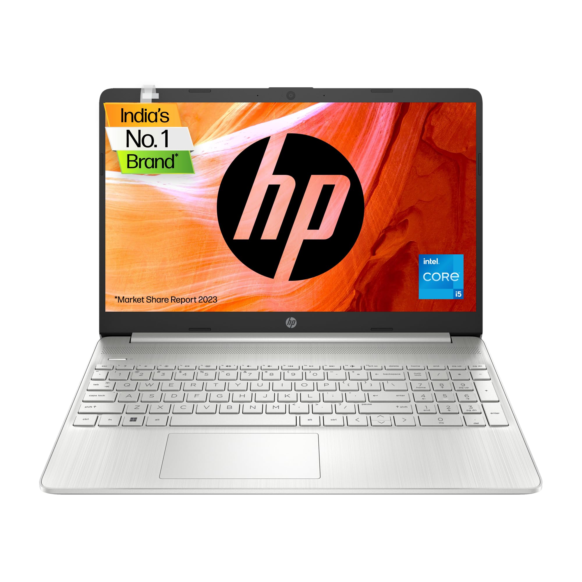 HP Laptop 15s, 12th Gen Intel Core i5-1235U, 15.6-inch (39.6 cm), FHD, 16GB DDR4, 512GB SSD, Intel UHD Graphics, Backlit KB, 