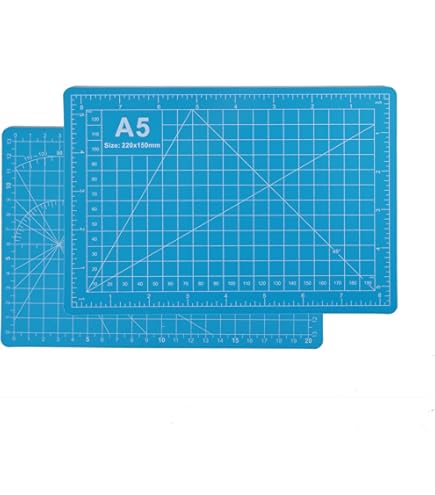 VINGVO Tapis De Coupe Tapis De Découpe A4 Lignes De Grille Panneau Antidérapant Auto‑cicatrisant