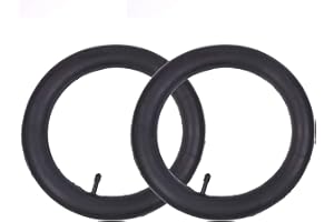 RUHUO Lot de 2 Chambre à air 12 1/2 x 2 1/4 (12.5 x 2.25) avec Tige Droite TR13 Remplacement pour Razor Pocket Mod Bella Chrissy Hannah Montana Balance Bike 24V Scooter électrique Caoutchouc