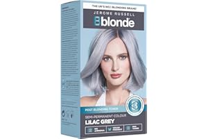 Jerome Russell Bblonde – Kit de teinture semi-permanente pour cheveux pré-éclaircis et blonds à l'huile de noix du Brésil, sans ammoniaque et végétalien