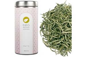 ‎TEA EXCLUSIVE tea exclusive | Silver Tip Weißer Tee | seltener Highgrown Ceylon Tee aus Sri Lanka | zart, fruchtig & aromatisch | Dose 25g