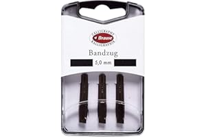 Brause 318050B - Confezione di 3 pennini in metallo Bandzug 5 mm