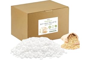 TRINIDa Soy Wax for Candle Making, 2KG SoyPRO Candle Wax Pellets, 100% Soy Wax Supplies of Candle Making for Adults and Beginners, Premium Pure Natural
