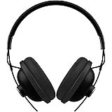 Panasonic RP-HTX80BE-K Wireless Bluetooth Headphones, Comfortable Overhead Retro Style with Microphone and Dynamic bass with 
