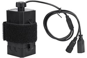 EVTSCAN Caja de batería 8,4 V para 4x18650 Caja de batería Impermeable Cubierta de la casa USB/DC Interfaz Doble para lámpara de Bicicleta