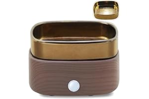 GERONLAND Electric Wax Burner Candle Melt Burner Ceramic 3-in-1 Oil Burner Wax Warmer Melter Fragrance Heating Plate for Scented Waxs Home Office Bedroom Aromatherapy Gift Décor