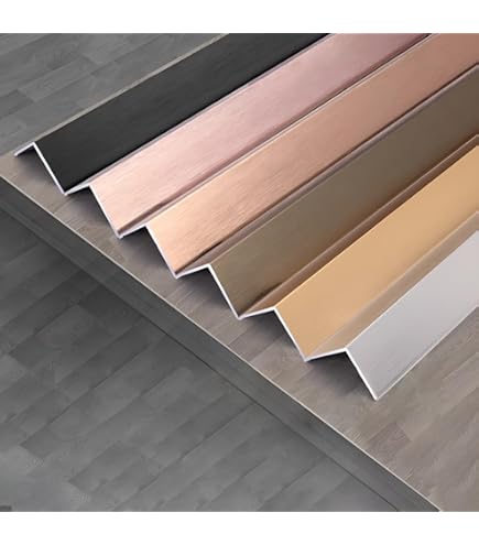 Profilo Angolare In PVC Autoadesivo 15x15mm - 2 Metri, Marrone, Per Proteggere Spigoli - Foto 4