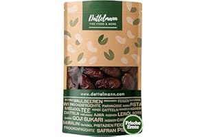 ‎DATTELMANN FINE FOOD & MORE DATTELMANN® - Medjool Datteln 1KG - Medjoul Deluxe XL - 100% Natürlich & Frisch - Premium Trockenfrüchte