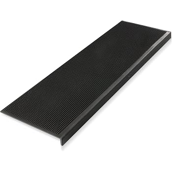 Uyoyous Stufenmatten Aus Gummi – 5 Stück, 75 X 25 Cm, Rutschfest, Für Innen & Außen