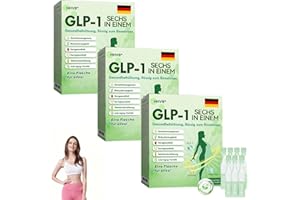 DITU HHVB GLP-1 SECHS IN EINEM Gesundheitslósung,flüssig zum Einnehmen, HHVB GLP-1 SIX IN-ONE Health Solution Oral Liquid, GLP-1 Orale Flüssigkeit, Natürliche pflanzlichen Extrakten (3box)