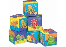 Playgro Soft Blocks For Baby Infant Toddler, Multicolor, 0-24 Month