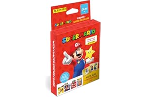 Panini Super Mario Stickers Blister 8 Pochettes + 1 Carte Edition Limitée, 004218KBF8