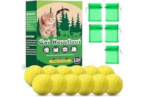 GENERIC Dissuasif pour chat extérieur et intérieur, huile de menthe poivrée naturelle, protège les chats de la pelouse, du jardin et des fleurs de manière permanente contre les rayures et la mastication